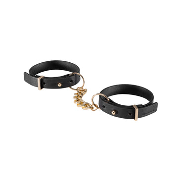 BIJOUX INDISCRETS THIN HANDCUFFS BLACK