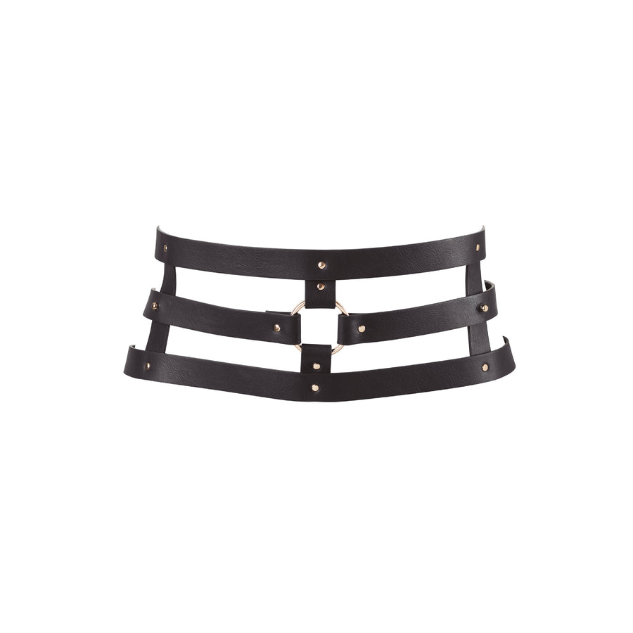 BIJOUX INDISCRETS WIDE BELT BLACK