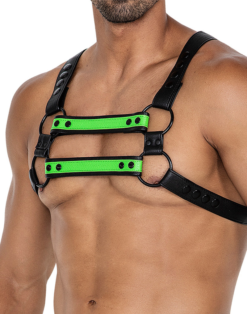 HARNESS BY CUT4MEN - BLAZING GREEN (ONE SIZE)