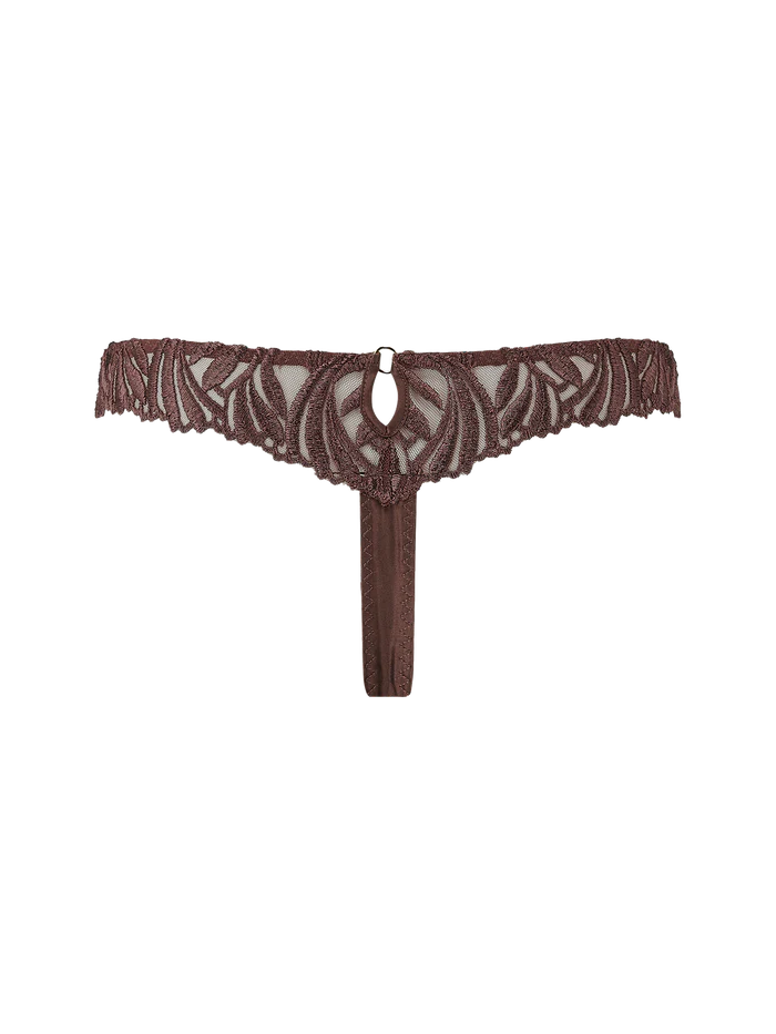 COCO DE MER TAMIA SKIRTED THONG