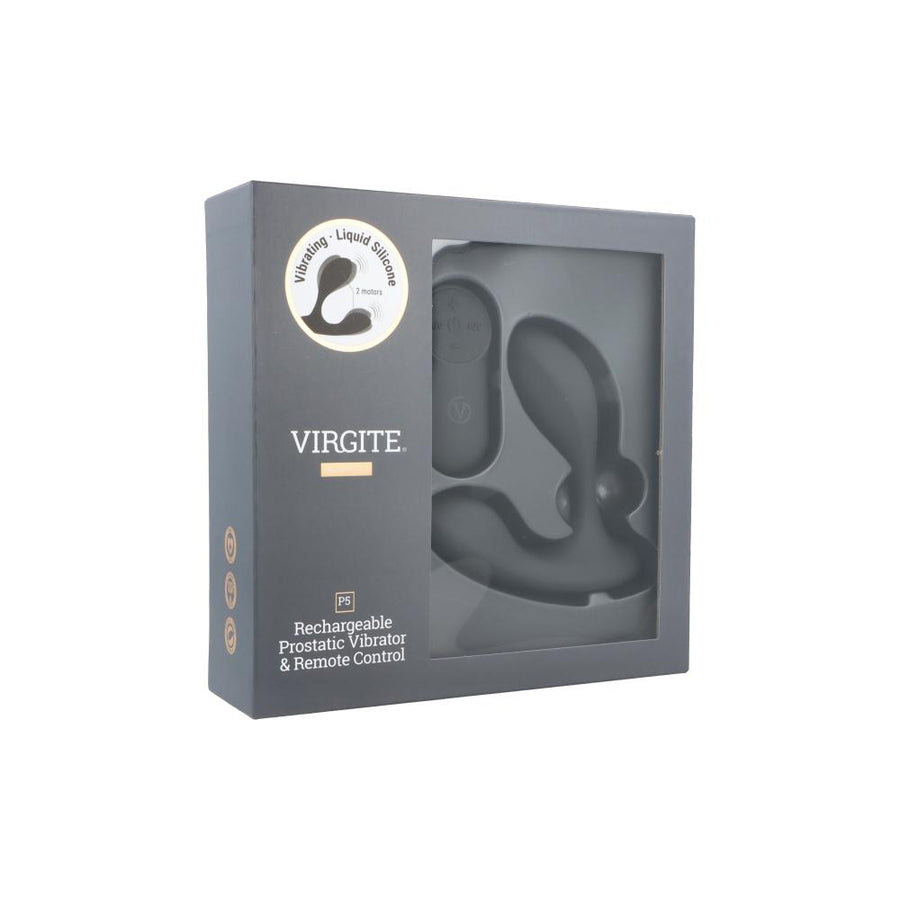 VIRGITE P5 - LIQUID SILICONE PROSTATIC VIBRATOR & REMOTE CONTROL