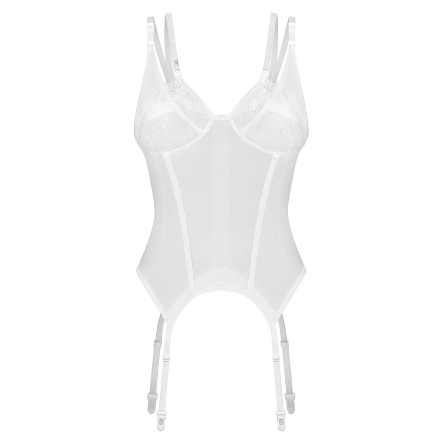 OBSESSIVE - ARROWEL WHITE CORSET