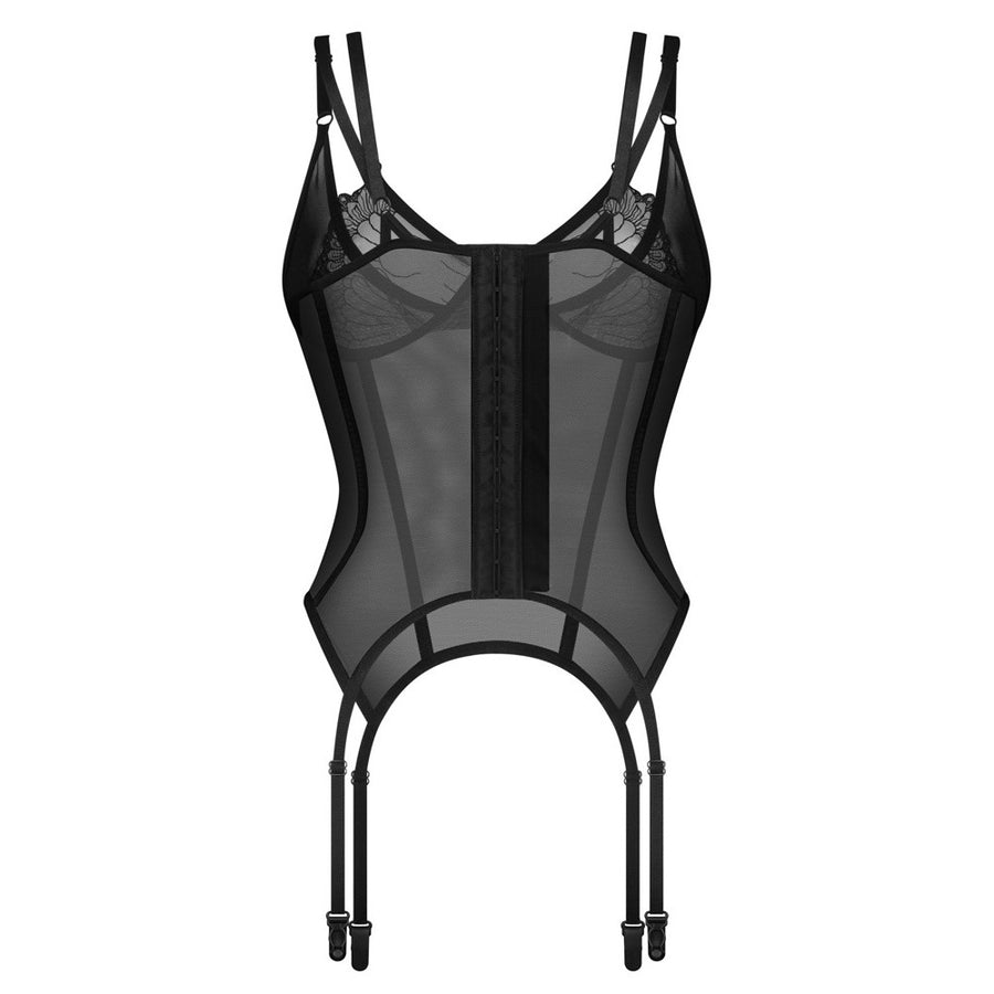OBSESSIVE - ARROWEL BLACK CORSET