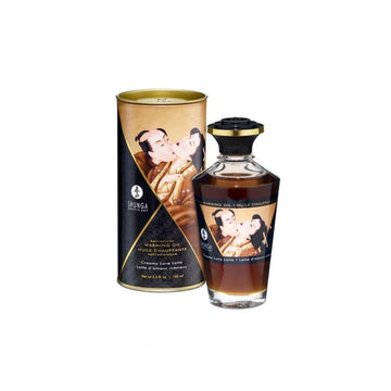 SHUNGA WARMING MASSAGE OIL 100ML - CREAMY LOVE LATTE