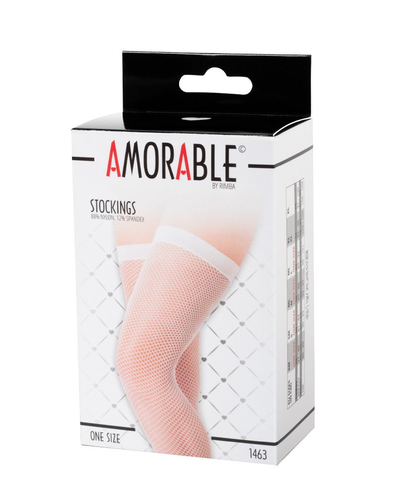 AMORABLE - STOCKINGS WHITE ONE SIZE #1463