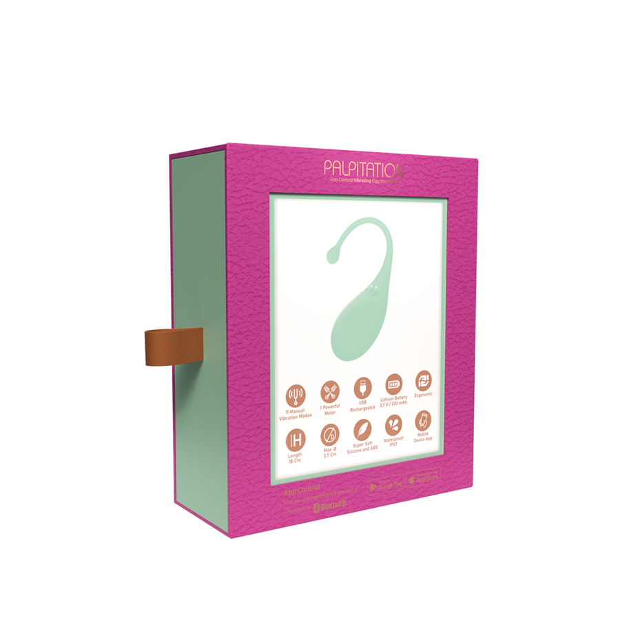 PALPITATION - APP CONTROL VIBRATING EGG STIMULATOR MINT