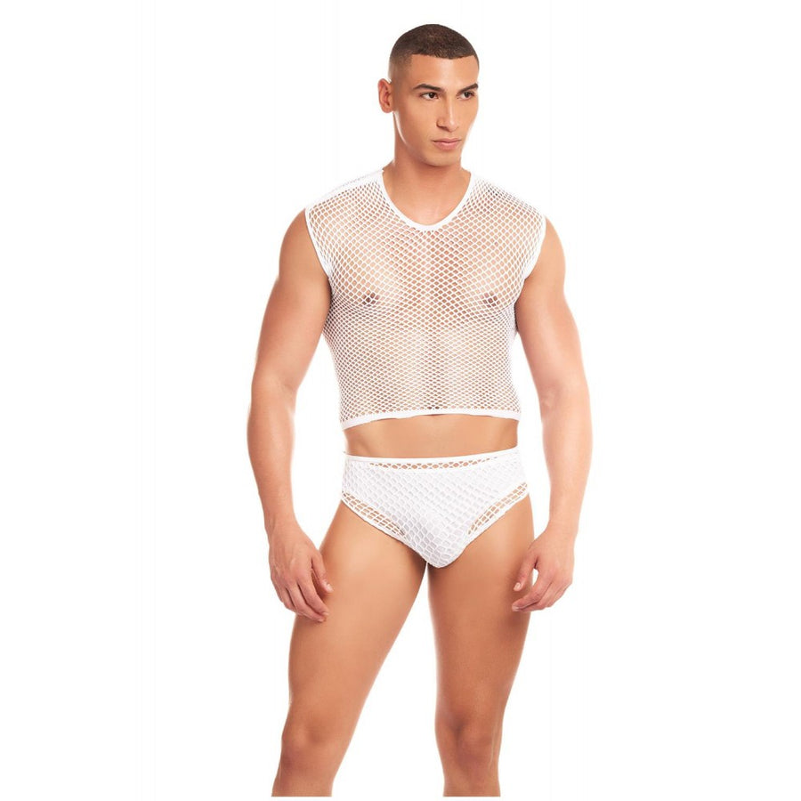 RAINBOW PARTY - NET FLEX 3 PIECE SET WHITE