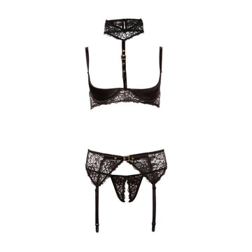 ABIERTA FINA SHELF BRA SET (WITHOUT STOCKINGS)