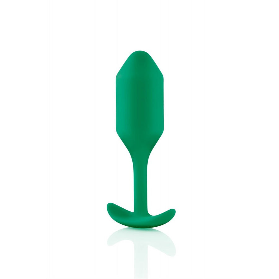 B-VIBE SNUG PLUG 2 - MEDIUM WEIGHTED SILICONE PLUG