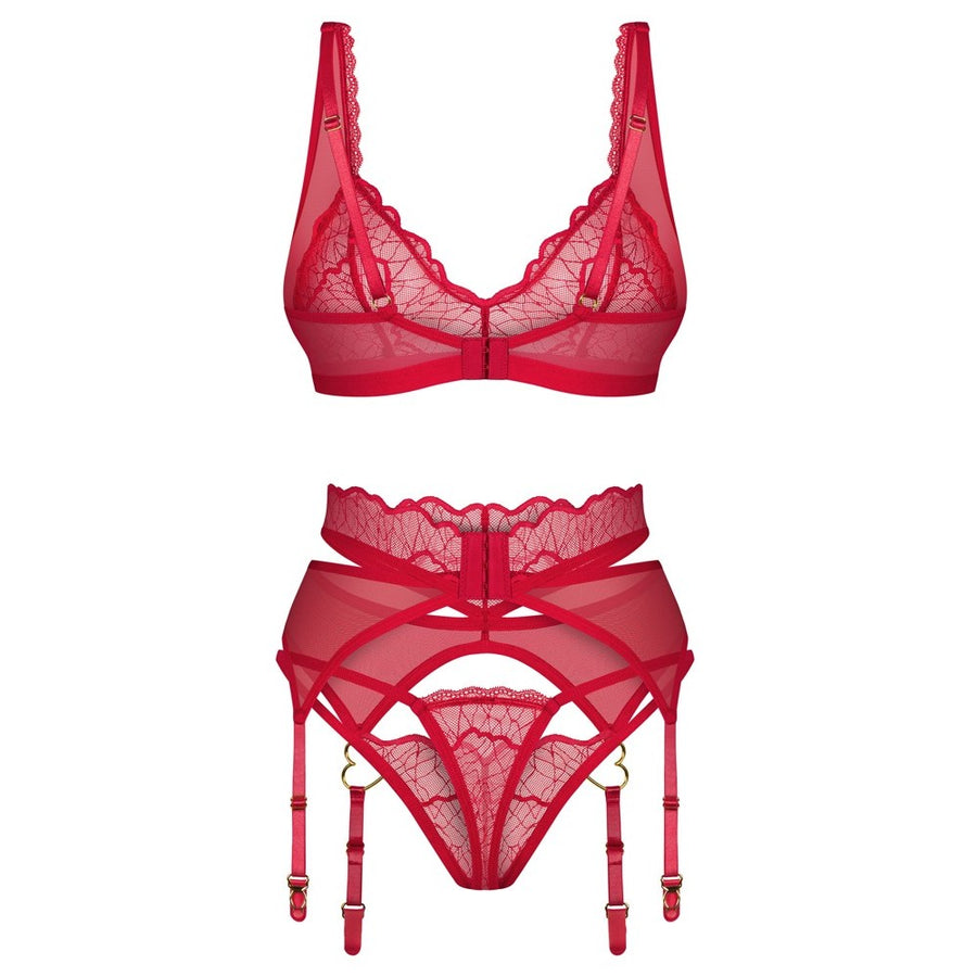 OBSESSIVE - CUPIDE DESIR SET RED