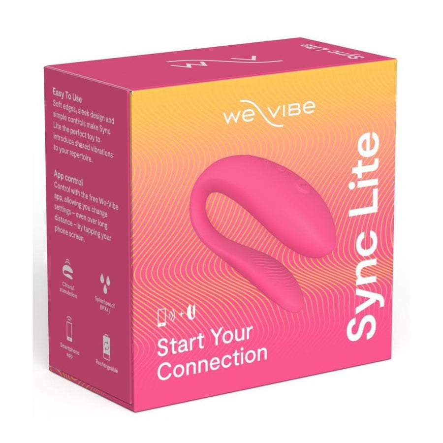 WE VIBE SYNC LITE PINK - APP CONTROLLED C-SHAPED VIBRATOR