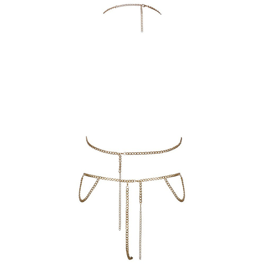 COTTELLI ACCESSORIES - BIKINI SET CHAIN GOLD