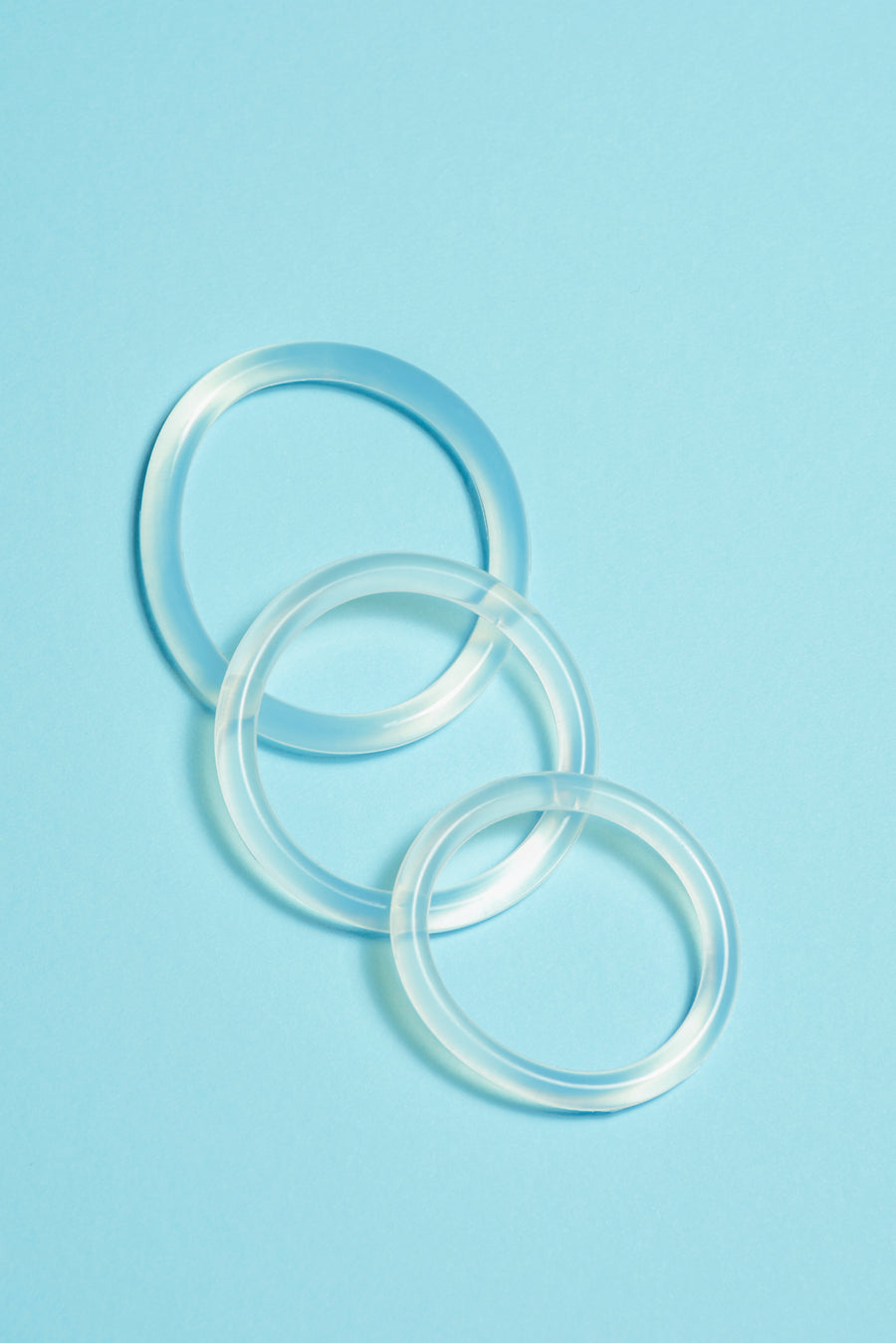 COCK & BALL SILICONE RINGS SET 3 PCS